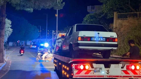 Antalya'da Alkollü Sürücüye Ağır Ceza