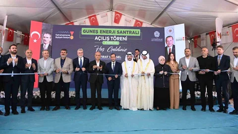 Kahramanmaraş'ta Güneş Enerji Santrali Açıldı