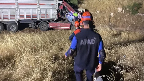 Kahramanmaraş'ta Kamyon Trafik Kazası
