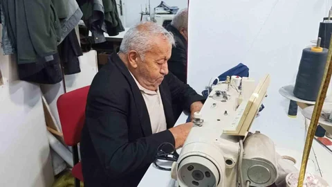 Ordu'da 40 Yıllık Terzi Heyecanla Çalışıyor