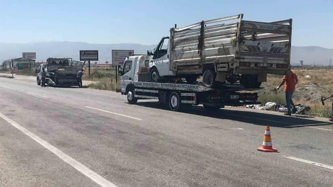 Ereğli'de Kamyonet Kazası Yaşandı