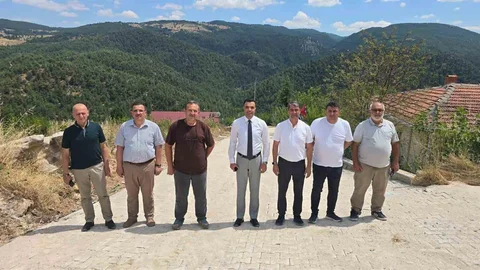 Bilecik'te Parke Taşı Çalışmaları Devam Ediyor