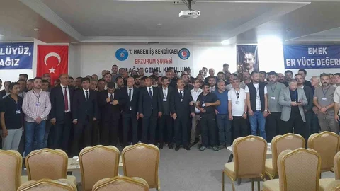 Erzurum'da Haber-İş Genel Kurulu Gerçekleşti