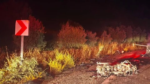 Bilecik'te Motosiklet Devrildi, Sürücü Yaralandı