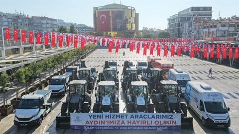 Aydın'da 22 Yeni Araç Hizmete Alındı