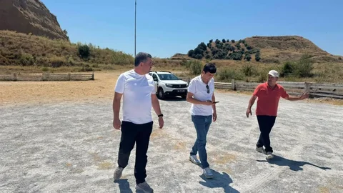Germencik'te Boğa Güreşi Hazırlıkları Devam Ediyor