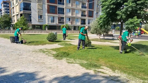 Efeler'de Parklar Bakımda