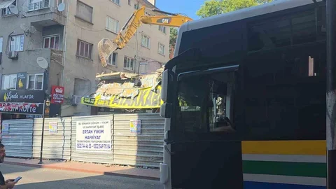 Zonguldak'ta Yıkım Çalışmalarına Tepki
