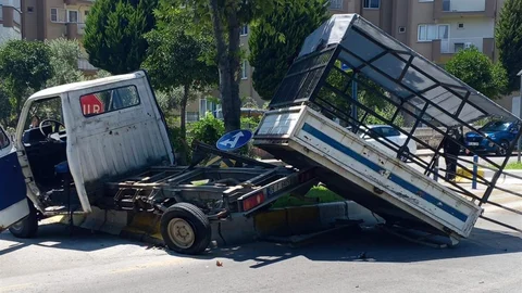 Aydın'da Kamyonet Kazası