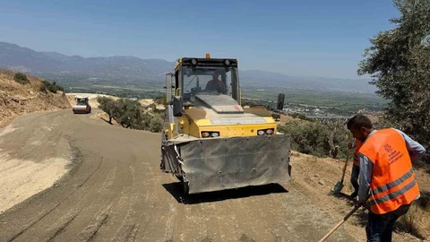 Aydın'da Yol Çalışmaları Devam Ediyor