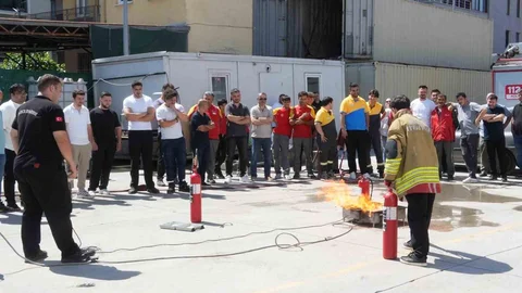 Düzce'de Yangın Güvenliği Eğitimi Verildi
