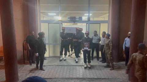 Hakkari'de Hayatını Kaybeden Yüksel Işık Uğurlandı