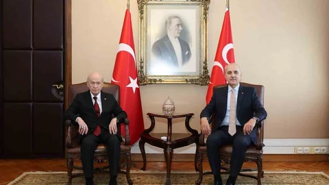 TBMM Başkanı Kurtulmuş'tan Bahçeli'ye Ziyaret