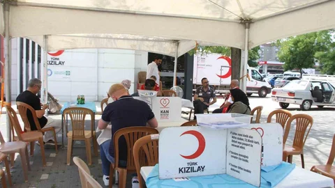 Çarşamba'da Kan Bağışı Kampanyası Yoğun İlgi Gördü