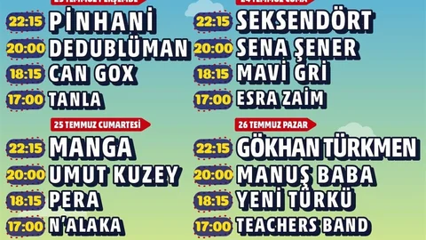 Marmaris'te Gençlik Festivali Başlıyor