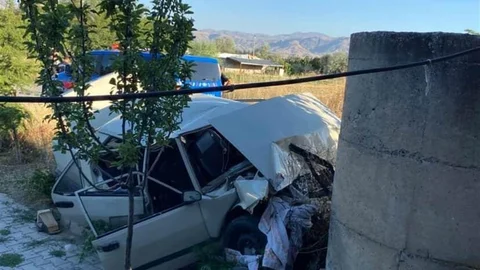 Elazığ'da Otomobil Kazası