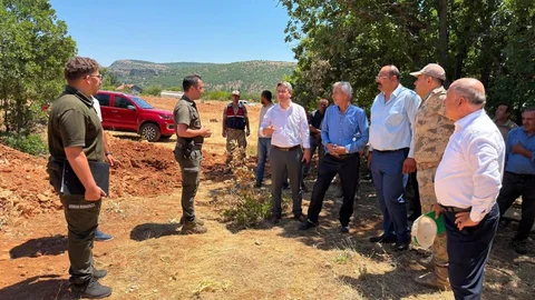 Kemaliye'de Arazi Yangını Kontrol Altına Alındı