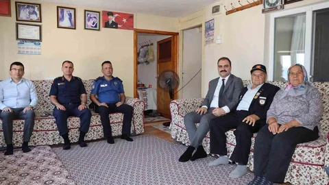 Aydın'da Kaymakam Battal'dan Şehit Ailesi ve Gazilere Ziyaret