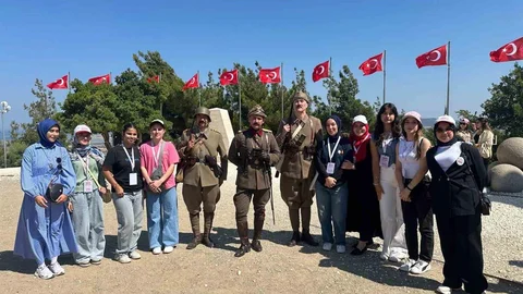 Düzce'de Çanakkale Ruhunu Yaşadılar