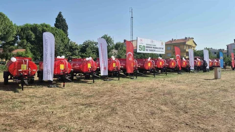 Tekirdağ’da Orman Yangınlarına Su Tankeri Desteği
