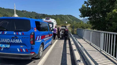 Zonguldak'ta Motosiklet Kazası