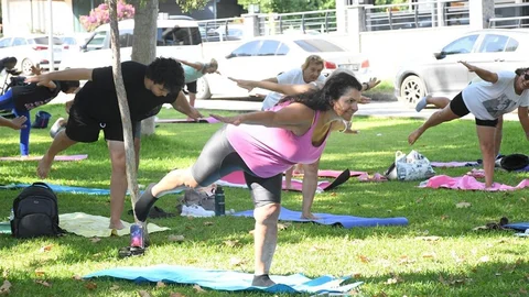 Kuşadası’nda Sabah Sporuna Yoğun İlgi