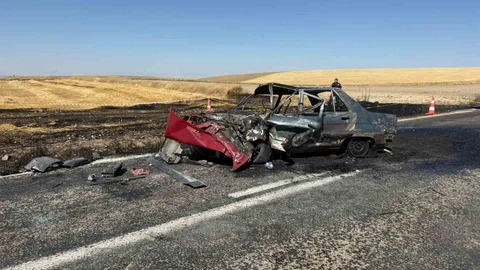 Afyonkarahisar'da Kaza Sonrası Yangın