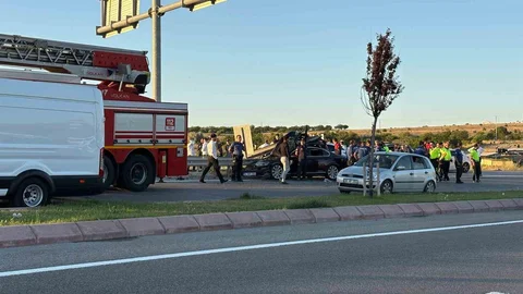 Kayseri'de Düğün Konvoyu Kazası
