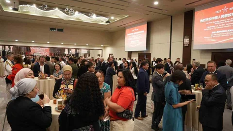 Ankara'da Çin Ordusu'nun Kutlamaları