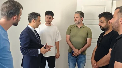 Hatay'da Köy Konutları İnşaatı Devam Ediyor