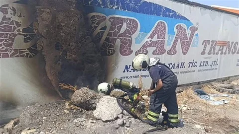 Dörtyol'da İş Yerinde Yangın Kontrol Altına Alındı