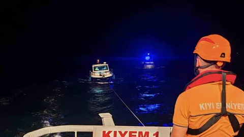 Çanakkale Boğazı'nda Kurtarılan Tekne