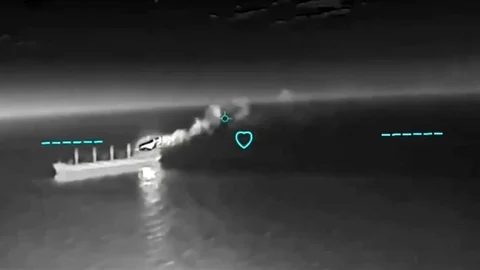 Mv Reyhan Sarı Gemisine Dron Saldırısı Görüntüleri Ortaya Çıktı