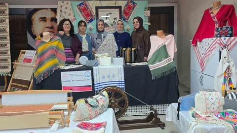 Vezirköprü'de Susuz Bezi Eğitimleri Sürüyor