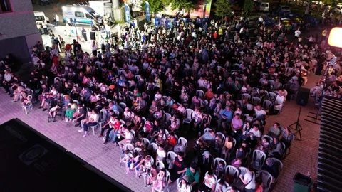 Isparta'da Açık Havada Sinema Keyfi