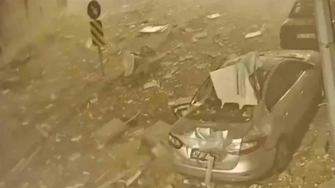 Tekirdağ'da Patlama Anı Kamerada