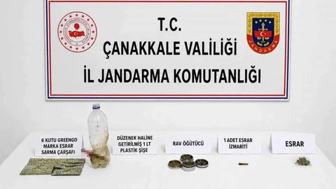Çanakkale'de Uyuşturucu Operasyonu Gerçekleşti