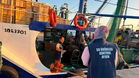Didim'de Trol Tekne Denetimi Yapıldı