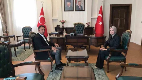 Cengiz'den Kaymakam Bayguş'a Ziyaret