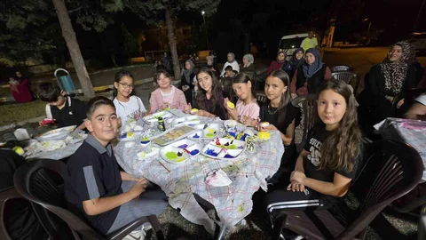 Tokat'ta Çocuklar Taşları Boyadı