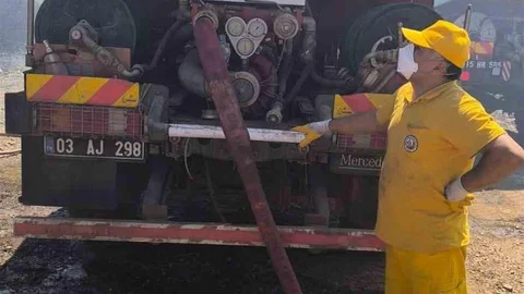 Afyonkarahisar'dan Milas Yangınına Destek