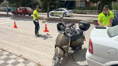 Tavşanlı'da Motosiklet Kazası Meydana Geldi