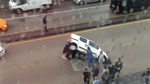 Ankara'da Sağanak Yağışın Olumsuz Etkileri