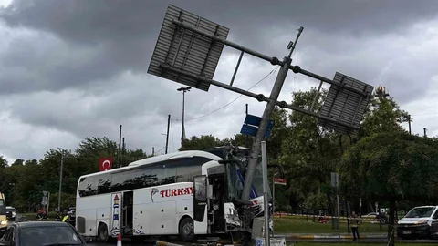 İstanbul Eyüpsultan'da Otobüs Kazası