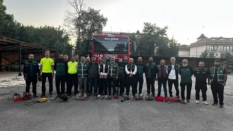 Düzce'de Orman Yangınlarına Eğitim Desteği