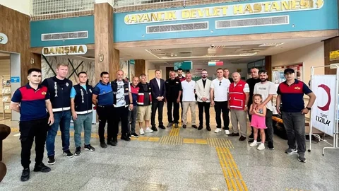 Ayancık'ta Kan Bağışı Etkinliği Yapıldı