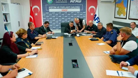Sinop'ta Afet Hazırlıkları Yapılıyor