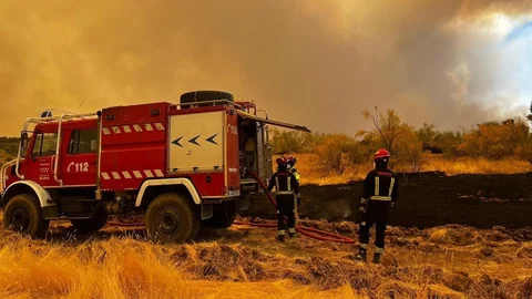İspanya'da Orman Yangınları Büyüyor