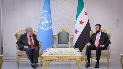 BM Genel Sekreteri Guterres, Şam'da Görüştü