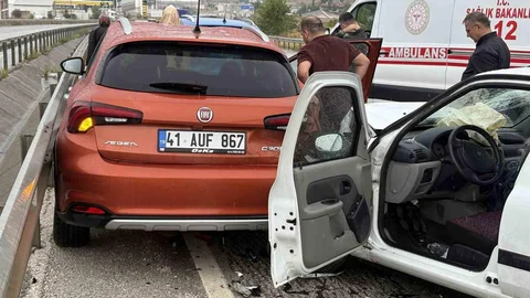 Kastamonu D100'de Zincirleme Kaza